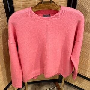 Vince Camuto Coral Pink Crewneck Sweater